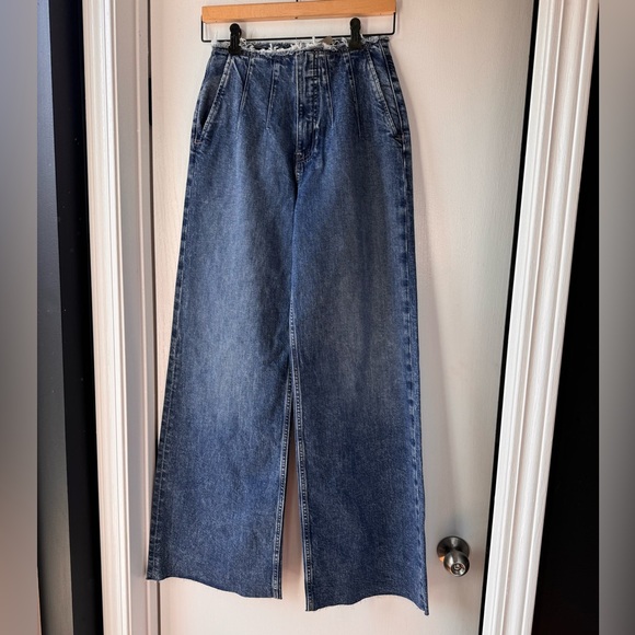 Hudson James High Rose Dart Wide Leg - Picture 4 of 7